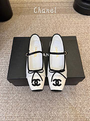 Kitlife Chanel Mary Janes Shoes White Leather  - 1