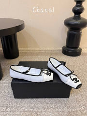 Kitlife Chanel Mary Janes Shoes White Leather  - 5