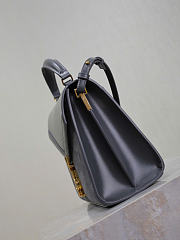 Kitlife Saint Laurent Cassandra Gray Suede Shoulder Bag 578000 24.5x20x11.5cm - 2
