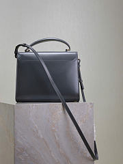Kitlife Saint Laurent Cassandra Gray Suede Shoulder Bag 578000 24.5x20x11.5cm - 3