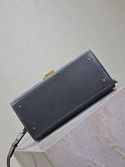 Kitlife Saint Laurent Cassandra Gray Suede Shoulder Bag 578000 24.5x20x11.5cm - 4