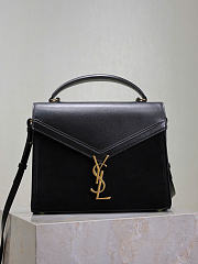 Kitlife Saint Laurent Cassandra Black Suede Shoulder Bag 578000 24.5x20x11.5cm - 1