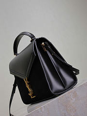 Kitlife Saint Laurent Cassandra Black Suede Shoulder Bag 578000 24.5x20x11.5cm - 4