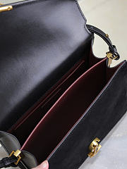 Kitlife Saint Laurent Cassandra Black Suede Shoulder Bag 578000 24.5x20x11.5cm - 2