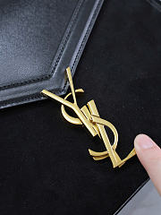 Kitlife Saint Laurent Cassandra Black Suede Shoulder Bag 578000 24.5x20x11.5cm - 3