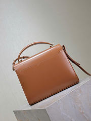 Kitlife Saint Laurent Cassandra Mini Brown Suede Shoulder Bag 578000 24.5x20x11.5cm  - 3