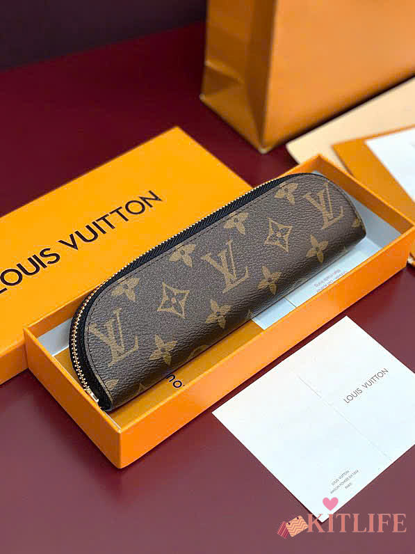 Kitlife Louis Vuitton Pencil Pouch Brown GI1477 20x7x2cm - 1