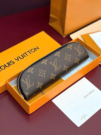 Kitlife Louis Vuitton Pencil Pouch Brown GI1477 20x7x2cm