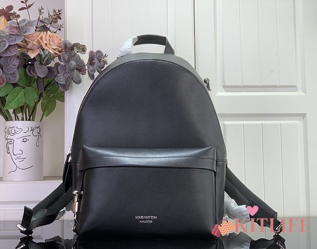 Kitlife Louis Vuitton Track Backpack MM Bag Black 34x46x21cm - 1