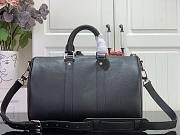 Kitlife Louis Vuitton Keepall Bandoulière 35 Bag Black M2A550 34x21x16cm - 2