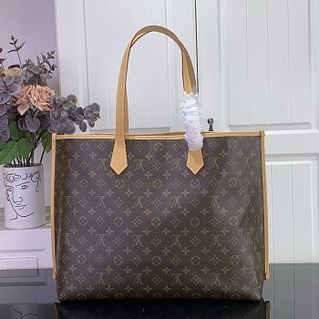 Kitlife Louis Vuitton Walkaround Tote Bag Brown Monogram Midnight Coated Canvas M3A245 54x35x14.5cm
