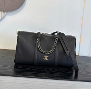 Kitlife Chanel Large Bowling Bag Brown Calfskin 29x17x10cm - 1