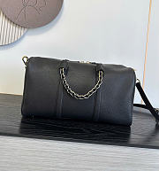 Kitlife Chanel Large Bowling Bag Brown Calfskin 29x17x10cm - 6