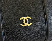 Kitlife Chanel Large Bowling Bag Brown Calfskin 29x17x10cm - 4