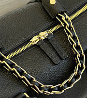 Kitlife Chanel Large Bowling Bag Brown Calfskin 29x17x10cm - 2