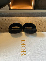 Kitlife Dior DiorAlps Dway Slide Black Sheepskin Shearling - 6