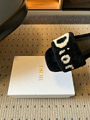 Kitlife Dior DiorAlps Dway Slide Black Sheepskin Shearling - 3