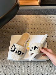 Kitlife Dior DiorAlps Dway Slide Off-White Sheepskin Shearling  - 4