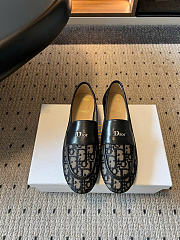 Kitlife Dior Cadence Loafer Black Dior Oblique Embroidered Mesh - 1