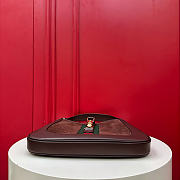 Kitlife Gucci Jackie 1961 Dark Brown Suede Shoulder Bag 820415  27.5x4x19cm - 6