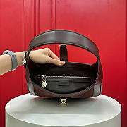 Kitlife Gucci Jackie 1961 Dark Brown Suede Shoulder Bag 820415  27.5x4x19cm - 3