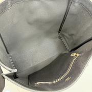 Kitlife Gucci Bamboo Tote Large Bag Black Leather A0022V 44x36x16cm   - 3