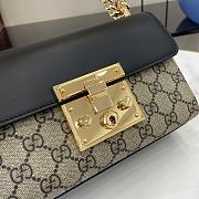 Kitlife Gucci Padlock Small GG Shoulder GG Supreme 409487 20x12x8cm - 2
