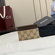 Kitlife Gucci Card Sase With Horsebit Beige A006YR 10x7cm - 4