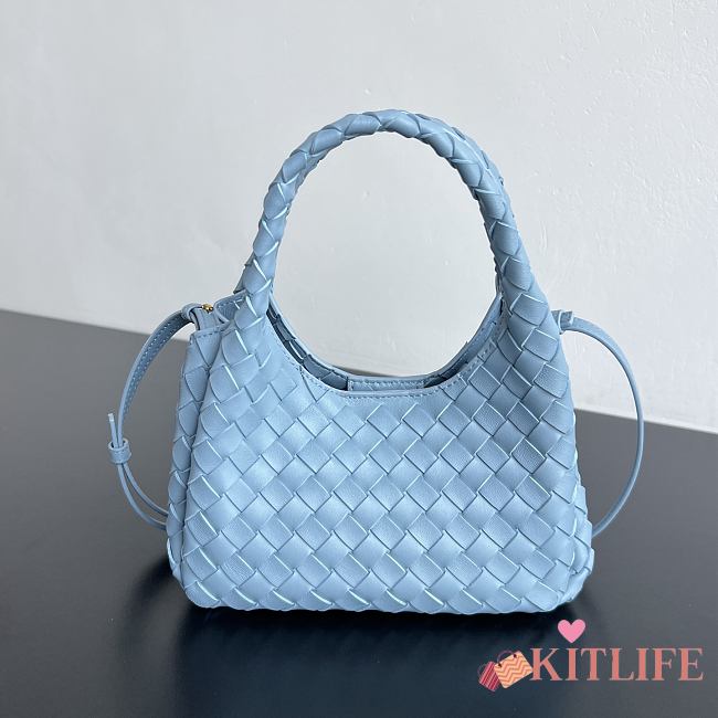 Kitlife Bottega Veneta Baby Campana Bag Blue A005PE  20x12.5x9cm - 1