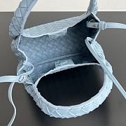 Kitlife Bottega Veneta Baby Campana Bag Blue A005PE  20x12.5x9cm - 2