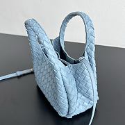 Kitlife Bottega Veneta Baby Campana Bag Blue A005PE  20x12.5x9cm - 5