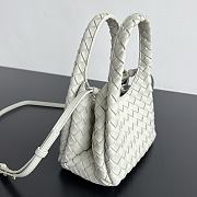 Kitlife Bottega Veneta Baby Campana Bag White A005PE 20x12.5x9cm - 5
