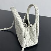 Kitlife Bottega Veneta Baby Campana Bag White A005PE 20x12.5x9cm - 4
