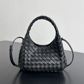 Kitlife Bottega Veneta Baby Campana Bag Black A005PE 20x12.5x9cm