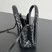 Kitlife Bottega Veneta Baby Campana Bag Black A005PE 20x12.5x9cm - 6