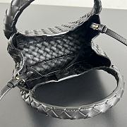 Kitlife Bottega Veneta Baby Campana Bag Black A005PE 20x12.5x9cm - 5