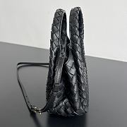 Kitlife Bottega Veneta Baby Campana Bag Black A005PE 20x12.5x9cm - 2