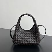Kitlife Bottega Veneta Baby Campana Bag Dark Brown A005PE 20x12.5x9cm  - 1