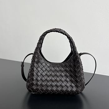 Kitlife Bottega Veneta Baby Campana Bag Dark Brown A005PE 20x12.5x9cm 