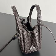 Kitlife Bottega Veneta Baby Campana Bag Dark Brown A005PE 20x12.5x9cm  - 6