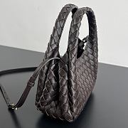 Kitlife Bottega Veneta Baby Campana Bag Dark Brown A005PE 20x12.5x9cm  - 2