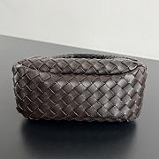 Kitlife Bottega Veneta Baby Campana Bag Dark Brown A005PE 20x12.5x9cm  - 4