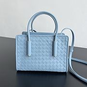 Kitlife Bottega Veneta Baby Barbara Tote Bag Blue A0062Z 21.5x15x12cm - 1
