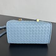 Kitlife Bottega Veneta Baby Barbara Tote Bag Blue A0062Z 21.5x15x12cm - 6
