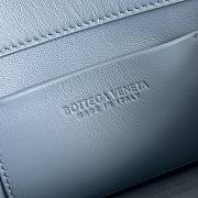 Kitlife Bottega Veneta Baby Barbara Tote Bag Blue A0062Z 21.5x15x12cm - 2