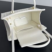 Kitlife Bottega Veneta Baby Barbara Tote Bag White A0062Z 21.5x15x12cm - 4