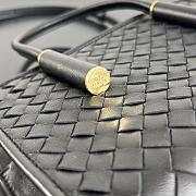 Kitlife Bottega Veneta Baby Barbara Tote Bag Black A0062Z 21.5x15x12cm  - 6