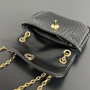 Kitlife Bottega Veneta Baby Madison Bag Black 22.5x13x4.5cm  - 5