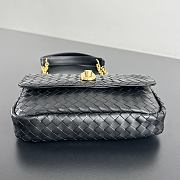 Kitlife Bottega Veneta Baby Madison Bag Black 22.5x13x4.5cm  - 2