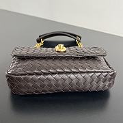 Kitlife Bottega Veneta Baby Madison Bag Dark Brown 22.5x13x4.5cm  - 6
